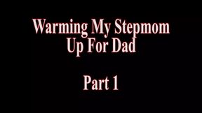 Busty Stepmom Warms Up for Dad