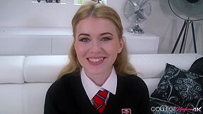 Misha Cross Pounds Cock In High Heels For Her Big Break!