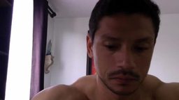 Muscle Stud Stripping Down to Underwear