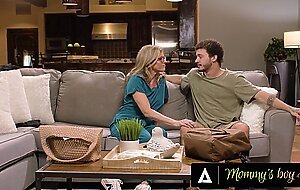 mommy's boy - nurse milf cory chase taught  how to put a condom, now wants him to take it off