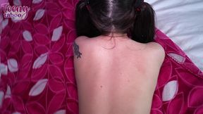 big tit stepdaughter tifa quinn drains step-dad s balls