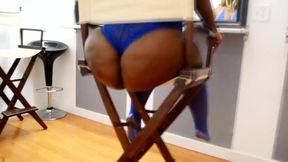 Dick swallowing booty