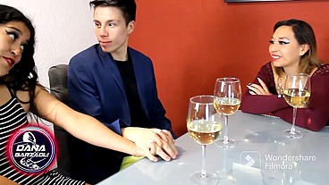 dana barzagli en cena de fin de año caliente