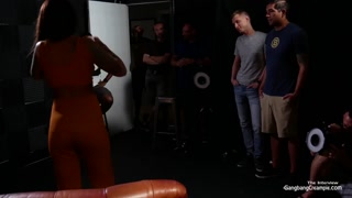 Tattooed Stripper gets gangbanged creampied