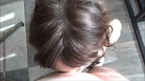 Slave mouth on cock clean
