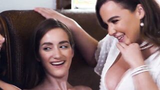 Natasha Nice and Sheena Ryder banged Nadia Noja to ease the homesickness she felt