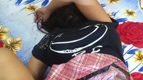 Desi Hot Local Cowgirl Wearing Short Skirt and Fucked Hard in Doggy Style