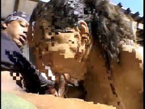Hardcore black couple with slut giving head