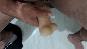 Brincando com a minha rola