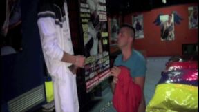 Submissed in sneakers by a scally boy