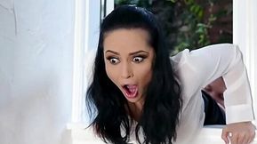 Big-titted cougar gets drilled in doggystyle by two horny boys and taught a lesson