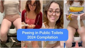 Peeing in Public Toilets 2024 Compilation