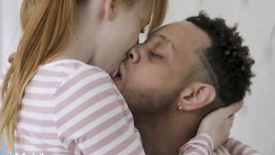 ADULTMOBILE - Sexy Teen Takes Her Step Brother's Big Cock In Her Mouth And Pussy Until She Explodes