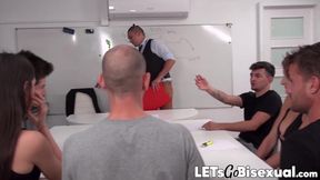 Gomez Anexs meeting turns into hot orgy with Ann Bazuka and Tyler Grey