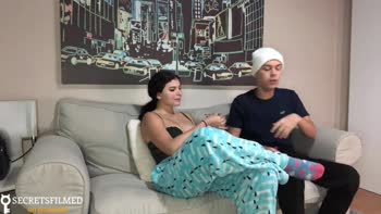 SecretsFilmed's Slumber Party Surprise: Horny Roommate Action