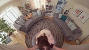 Emma Evans: Heels On, Deep Throat & 3D Orgasm