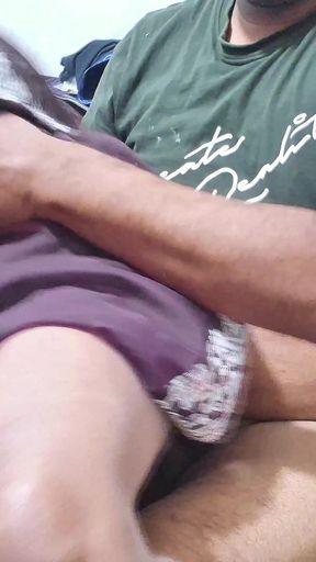 Indian Sexy Fuck in the Bedroom in Green Saree