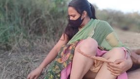 Cock Hungry Big Ass Desi Bhabhi Fucked Hard by Her Devar, Devar Bhabhi Outdoor Jungle Fucked Clear Hindi Audio