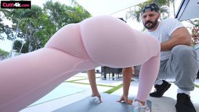 We Tried Partner Yoga For The First Time
