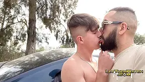 Twink Raw Public Suck & Fuck Juven Almost Caught !