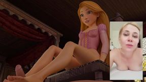 rapunzel footjob