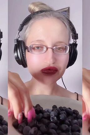 Asmr Blueberry Eating - Asmr, Eyeglasses, Giantess