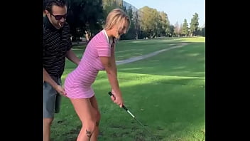 Golfing Blond creampie