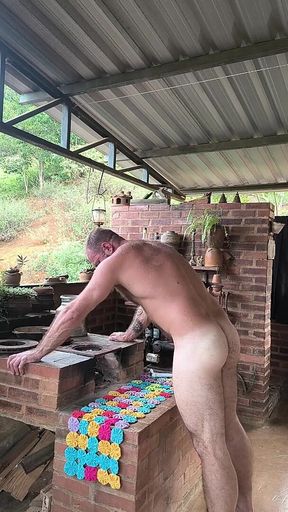 Bearded Stepfather in Fuck with Mineiro, Kisses, Sucking
