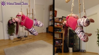 Girl getting flying orgasms; Shibari, spanking and Bastinado!