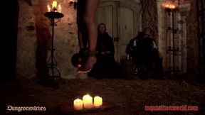 A Witch Is Dangling Over Small Flames