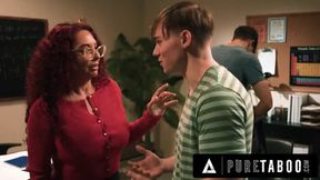 Devastated Teacher Kiki D'Aire SPITROASTED By Cunning Students To Not Have Affair Exposed