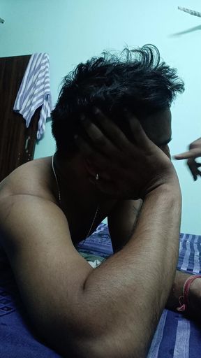 Indian desi man enjoy shower and masterbation show with neighbour
