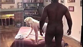Mature Blonde MILF Rides Massive BBC Hardcore