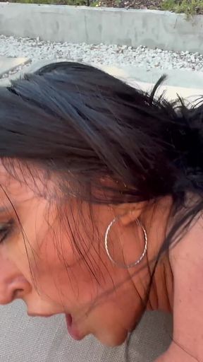 My POV with Horny Cock Sucker Abi James