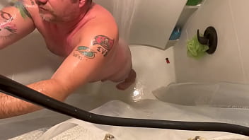 Taking my morning shower with a surprise
