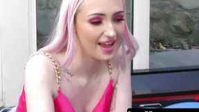 Stepmom Ella Bella and stepdaughter Kitty Marie enjoy dildo sex