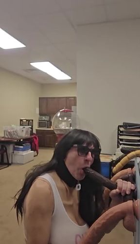 DeeDee with her Cum Slut Shirt