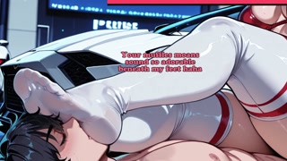 Zero Two welcomes you into the new year by edging you non stop before torturing your dick - [Nonstop Edging, Femdom, Feet, Ruin, Torture]