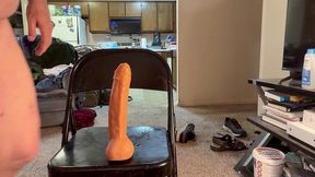 all 10 inches of a john holmes dildo