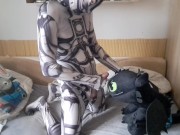 Robot twice cum for his dragon friend