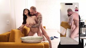 Best Sex Experience! Boyfriend Fucked Girlfriend so Hard While Her Friends Were Online and Watched This