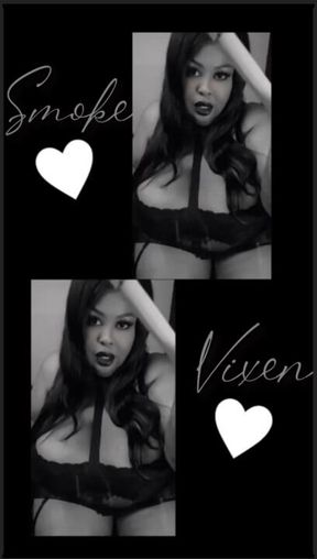 Smoke Vixen BBW: Seductive Exhales & Goddess Tease