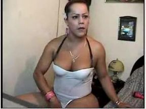 Titty Shemale In Lingerie On Webcam