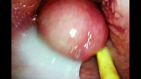 Slutty Maid Does it All: Footjob, Cowgirl Fuck, and Pussy Creampie with Close-Up JessiJek Finish