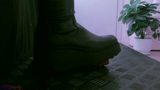 Crushing Your Cock on The Dance Floor in Platform Boots - Trample, Shoejob, Ballbusting, CBT, Stomp