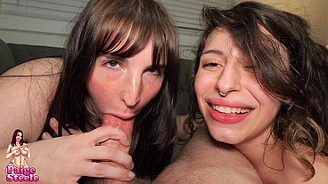 Late Night Double Blowjob
