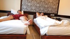 Leggy Ladyboy Postop Transgender Takes Control in Stunning 3some
