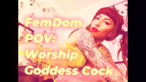 FemDom POV: Worship Goddess Cock