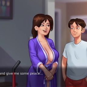 MILF Step-mom Was Surprised!! I Rammed Her From Behind.