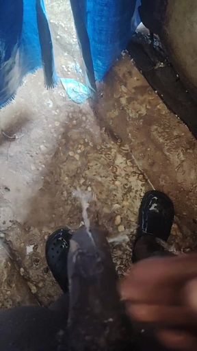 Masturbating in the bathroom